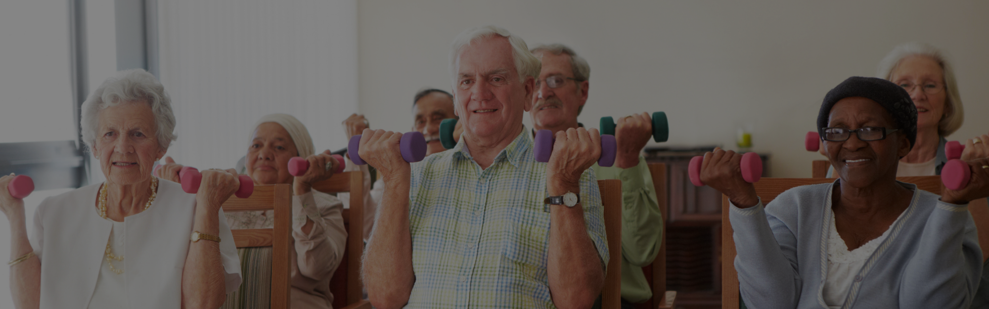 old people exercising
