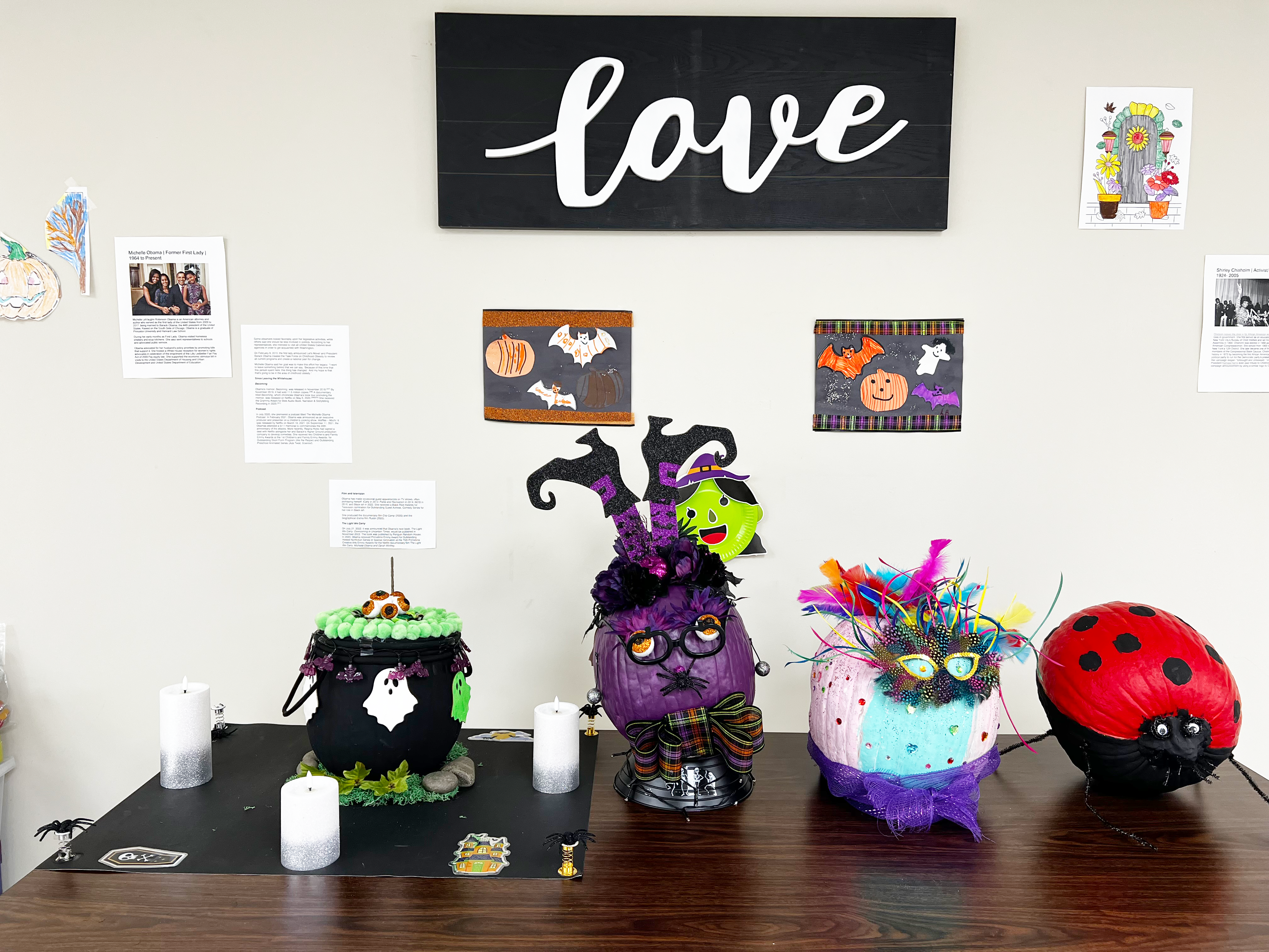 Pumpkin Artwork at Penn Village