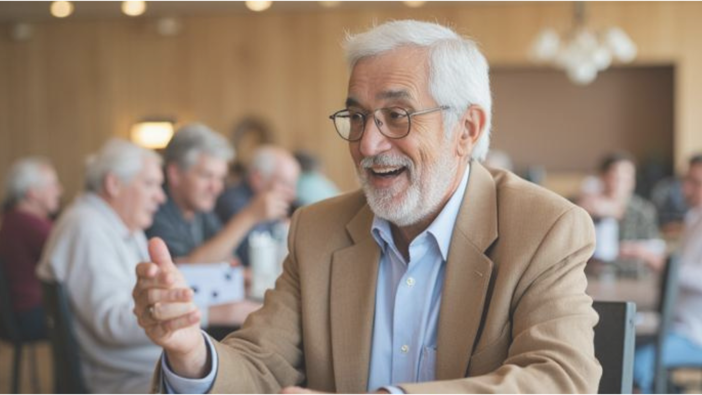 adult day care person talking